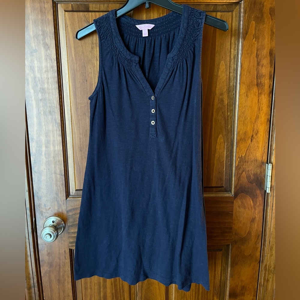 Lilly Pulitzer navy Essie dress size small